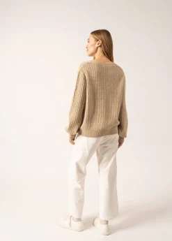 Saint James Jumpers, Cardigans, Jackets*Fairlie V-neck Jumper Beige