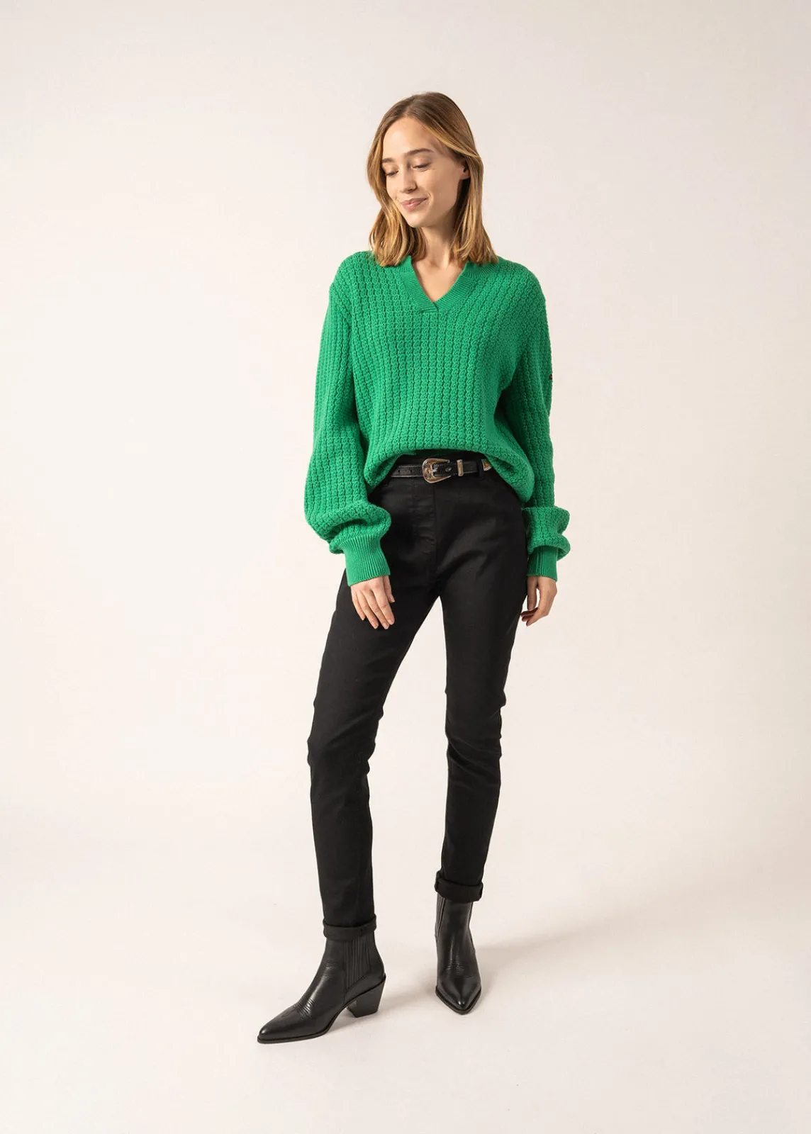 Saint James Jumpers, Cardigans, Jackets*Fairlie V-neck Jumper Trefle