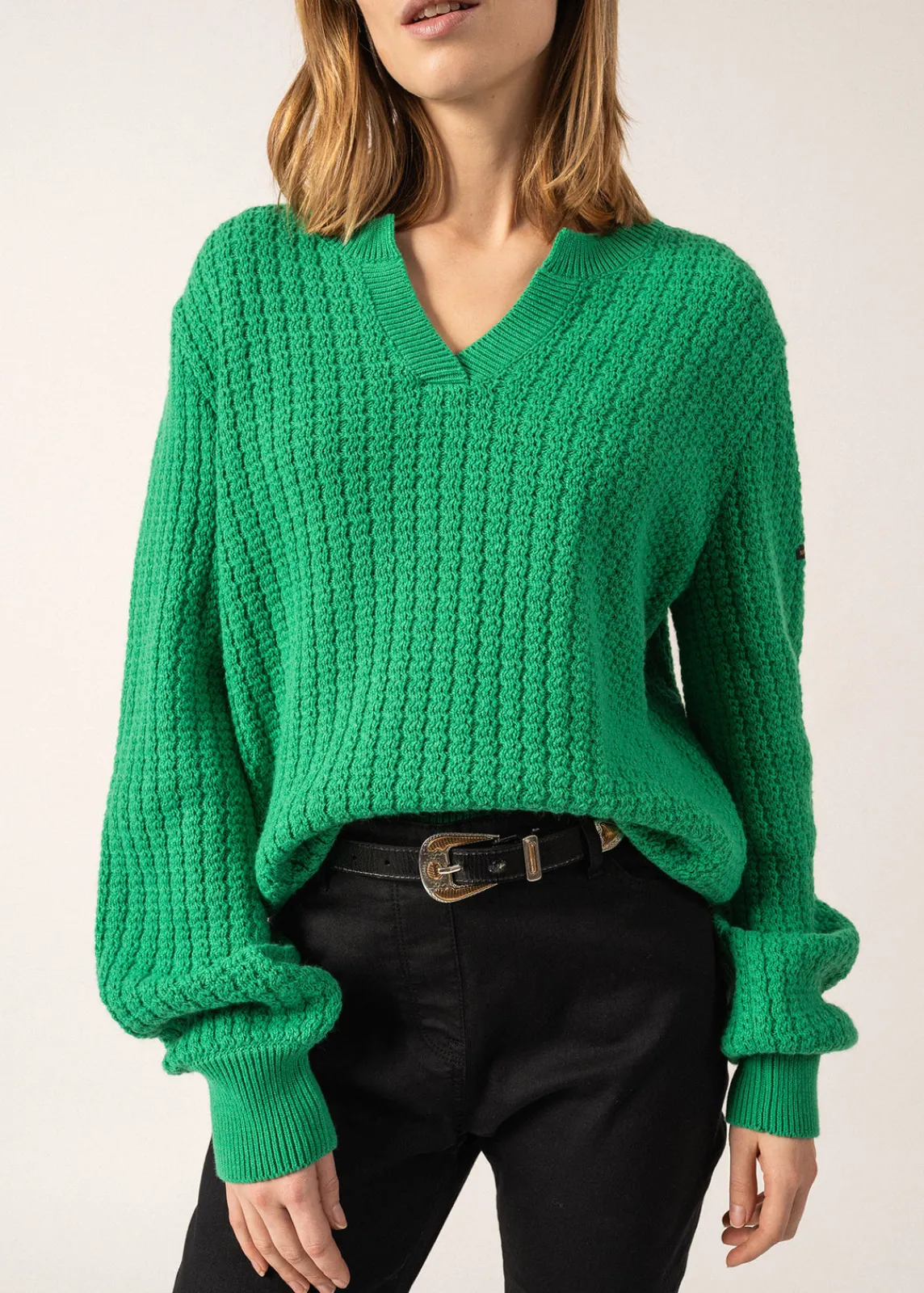 Saint James Jumpers, Cardigans, Jackets*Fairlie V-neck Jumper Trefle