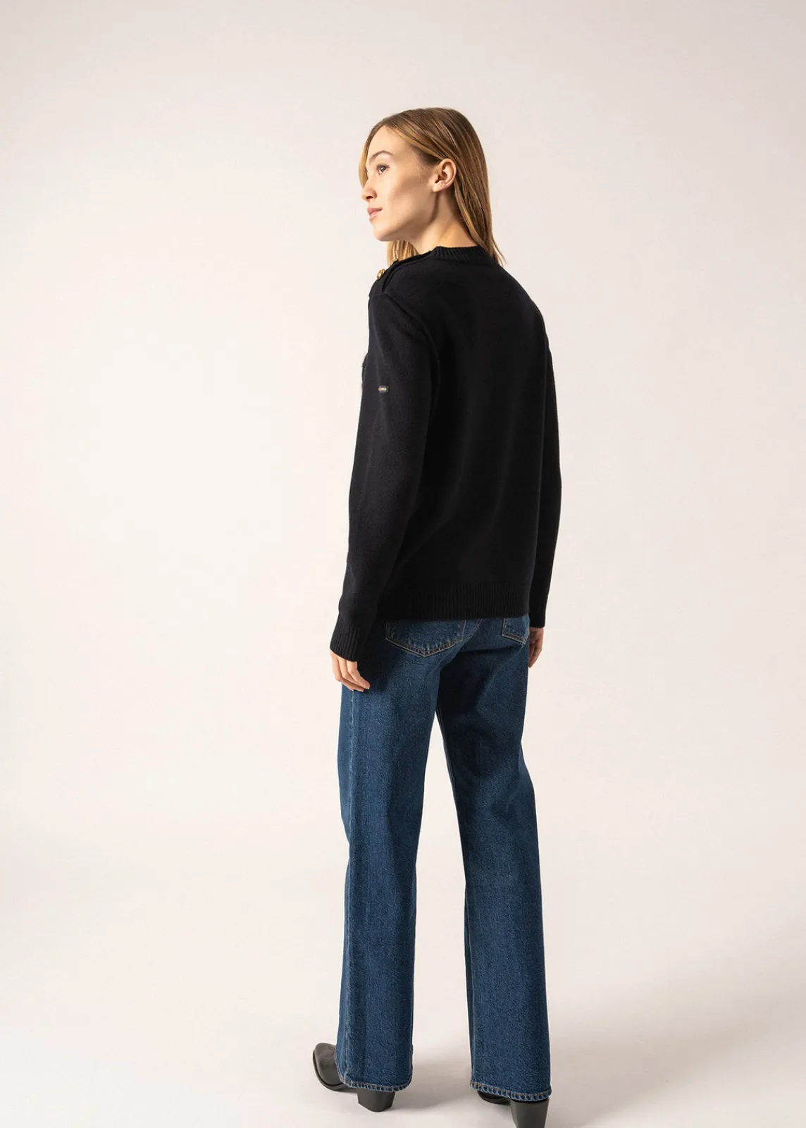 Saint James Sailor Jumpers|Sailor Jumpers*Gala Striped Sailor-inspired Jumper Navy/navy