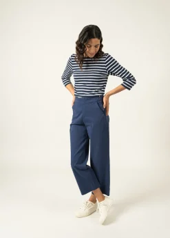 Saint James Sailor Striped Shirts*Galathée striped sailor shirt Marine/neige