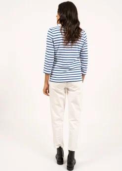 Saint James Sailor Striped Shirts*Galathée striped sailor shirt Neige/gitane