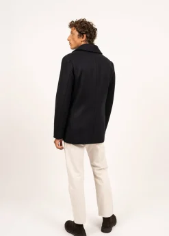 Saint James Coats*Galion authentic sailor peacoat Navy