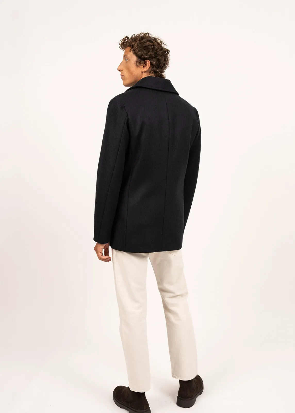 Saint James Coats*Galion authentic sailor peacoat Navy