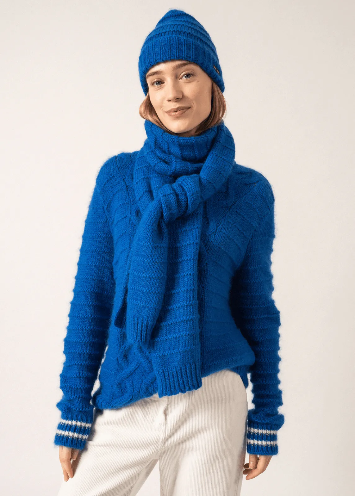 Saint James Accessories*Grisons Mohair Scarf Gitane