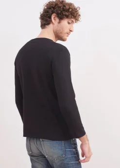 Saint James Sailor Striped Shirts*Guildo sailor shirt Noir