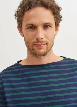 Saint James Sailor Striped Shirts|Sailor Striped Shirts*Guildo striped sailor shirt Navy/pin