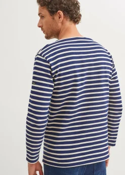 Saint James Sailor Striped Shirts|Sailor Striped Shirts*Guildo striped sailor shirt Marine/ecru