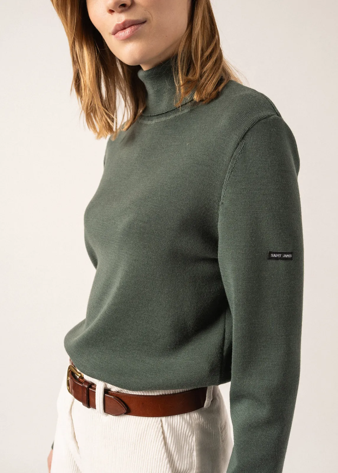 Saint James Jumpers, Cardigans, Jackets*Houat turtleneck jumper Vegetal