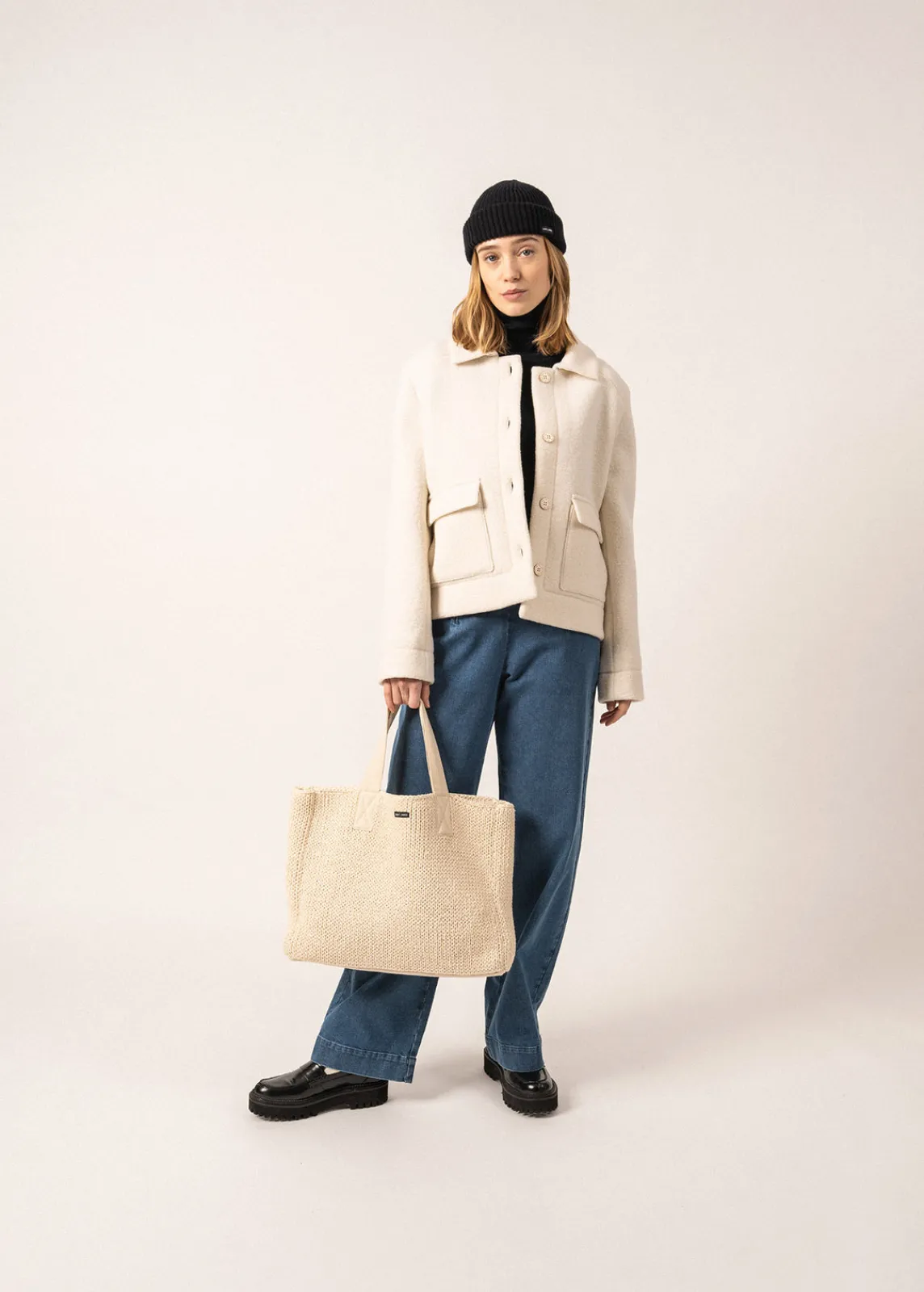 Saint James Accessories*Knitted Bag Blancd'hiver