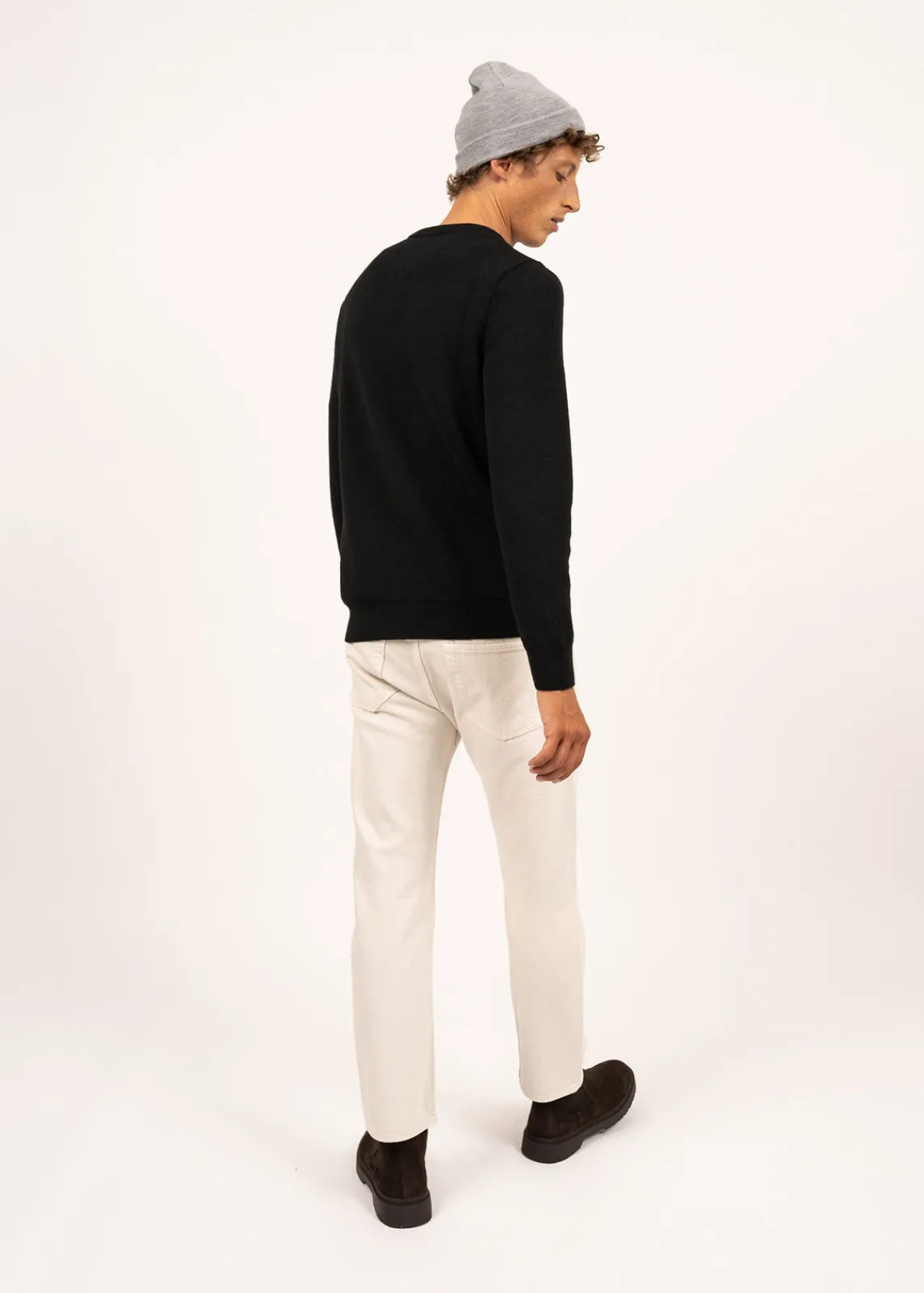Saint James Jumpers & Cardigans*Locronan round neck jumper Noir