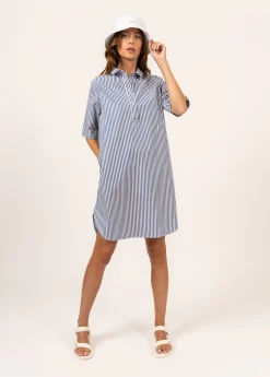 Saint James Dresses & Skirts*Léonie shirt dress Blanc/bleu