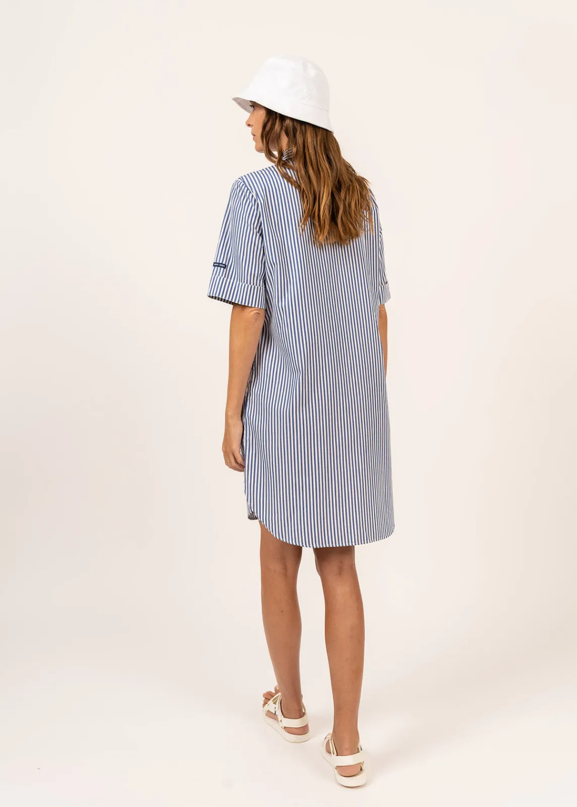 Saint James Dresses & Skirts*Léonie shirt dress Blanc/bleu