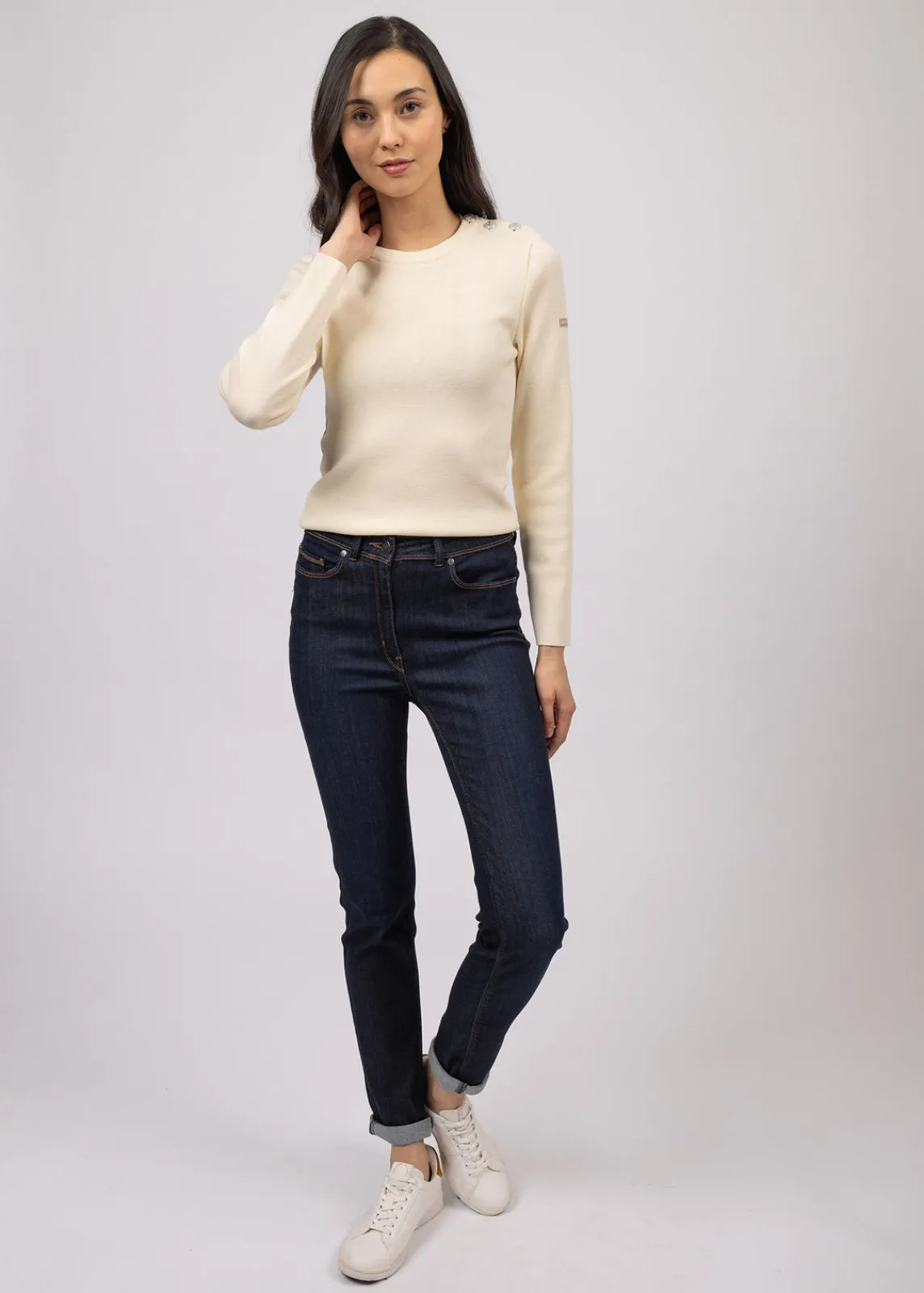 Saint James Sailor Jumpers|Sailor Jumpers*Marée authentic sailor jumper Ecume