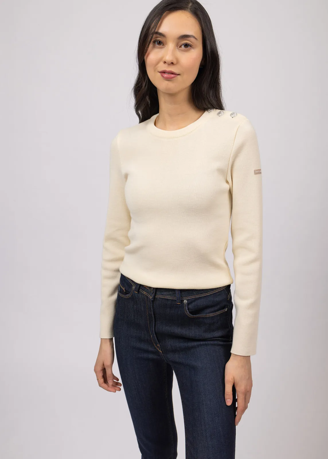 Saint James Sailor Jumpers|Sailor Jumpers*Marée authentic sailor jumper Ecume