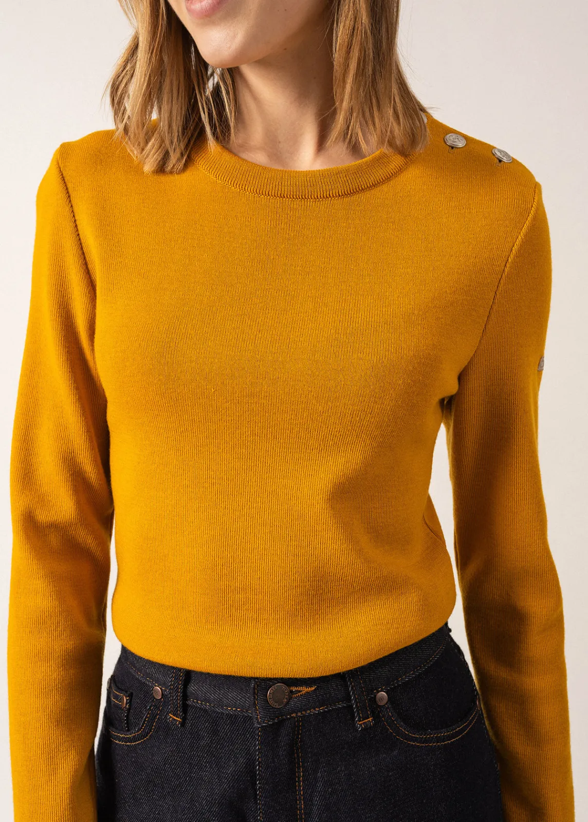 Saint James Sailor Jumpers|Sailor Jumpers*Marée authentic sailor jumper Ambre