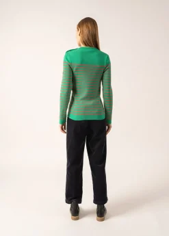 Saint James Sailor Jumpers|Sailor Jumpers*Marée authentic striped sailor jumper Trefle/doly