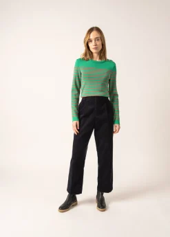 Saint James Sailor Jumpers|Sailor Jumpers*Marée authentic striped sailor jumper Trefle/doly