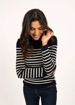 Saint James Sailor Jumpers|Sailor Jumpers*Marée authentic striped sailor jumper Navy/ecume