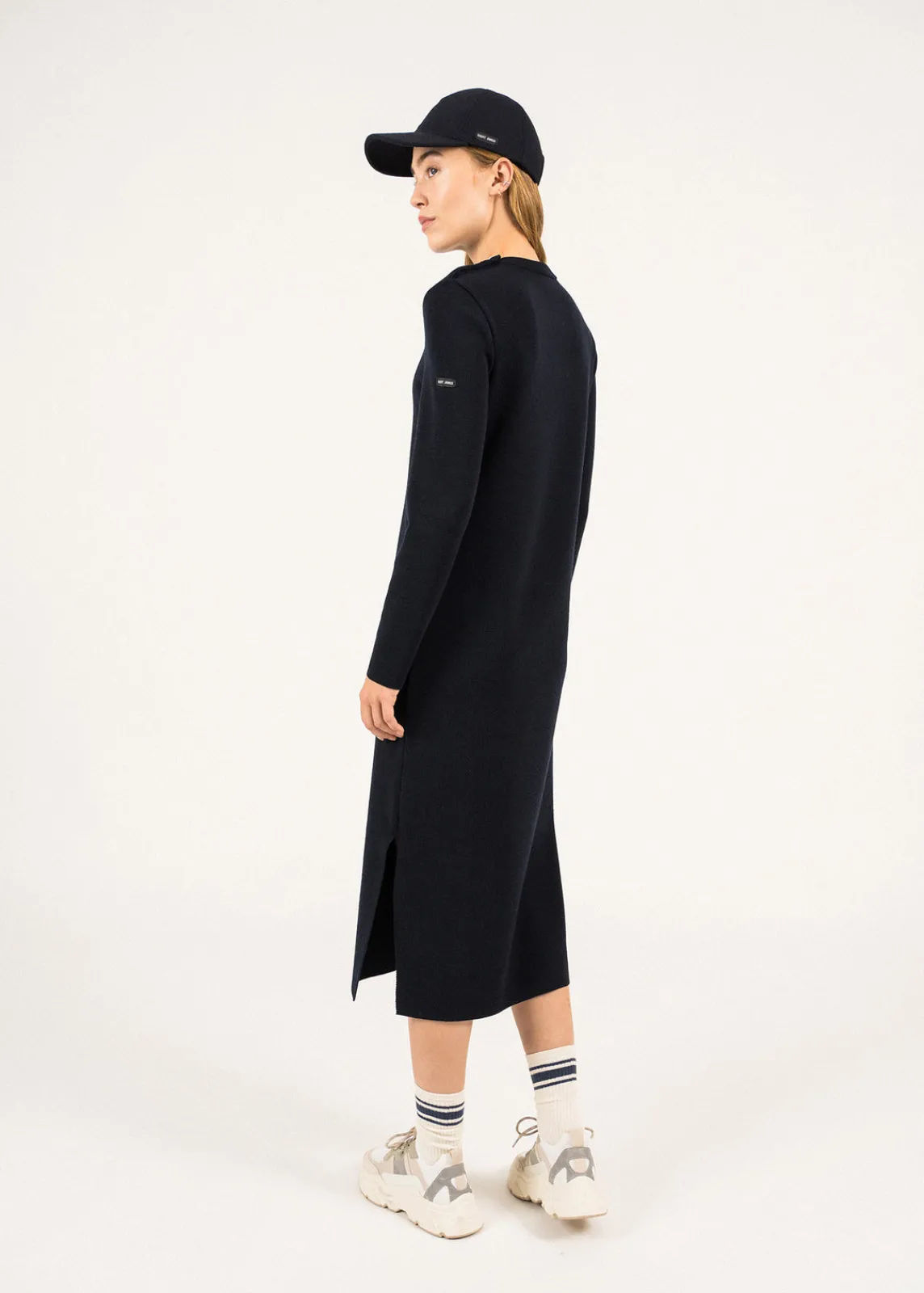 Saint James Dresses & Skirts*Marée Long Knitted Dress Navy