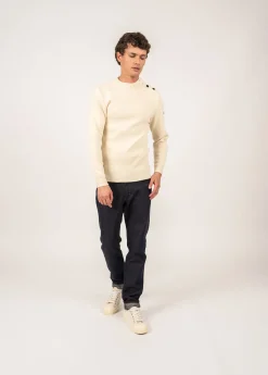 Saint James Sailor Jumpers|Sailor Jumpers*Matelot authentic sailor jumper Ecru