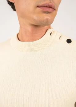Saint James Sailor Jumpers|Sailor Jumpers*Matelot authentic sailor jumper Ecru
