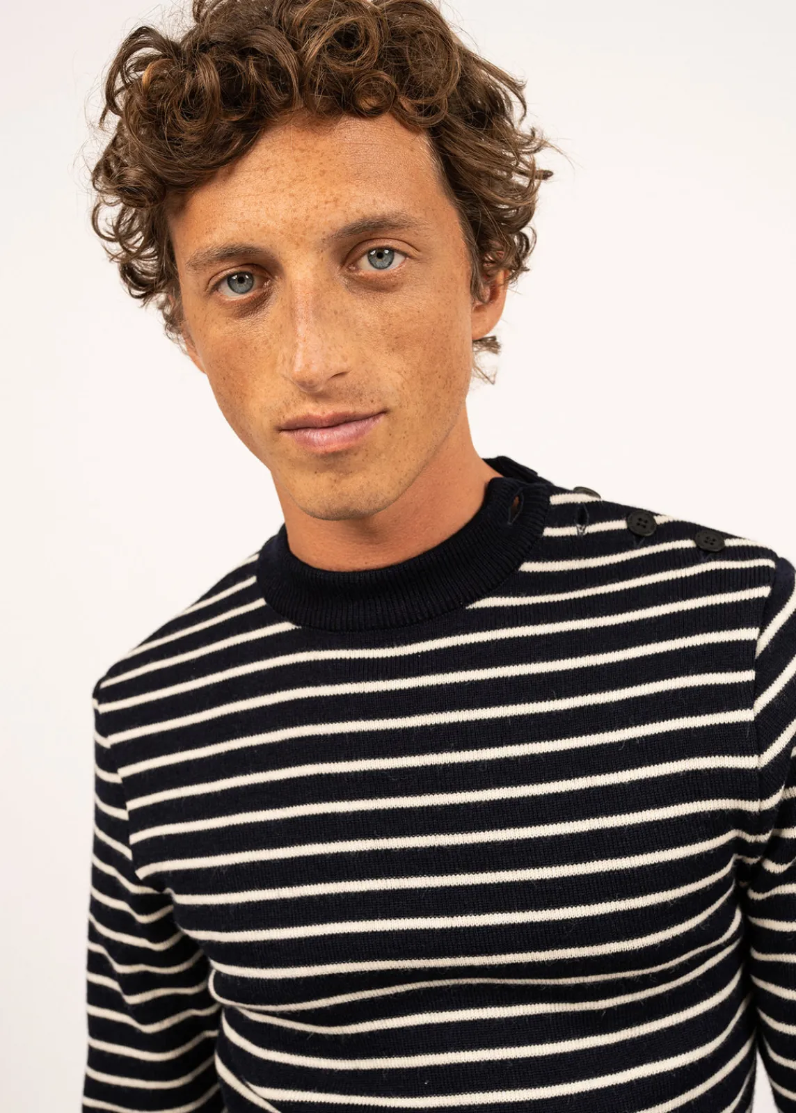 Saint James Sailor Jumpers|Sailor Jumpers*Matelot authentic striped sailor jumper Marine/ecru