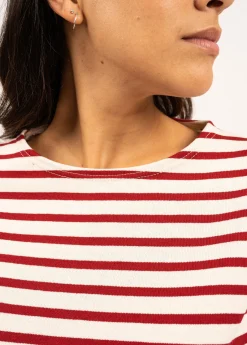 Saint James Sailor Striped Shirts*Meridame striped sailor shirt Ecru/persan