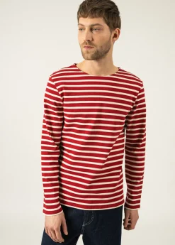 Saint James Sailor Striped Shirts|Sailor Striped Shirts*Meridien unisex striped sailor shirt Persan/ecru