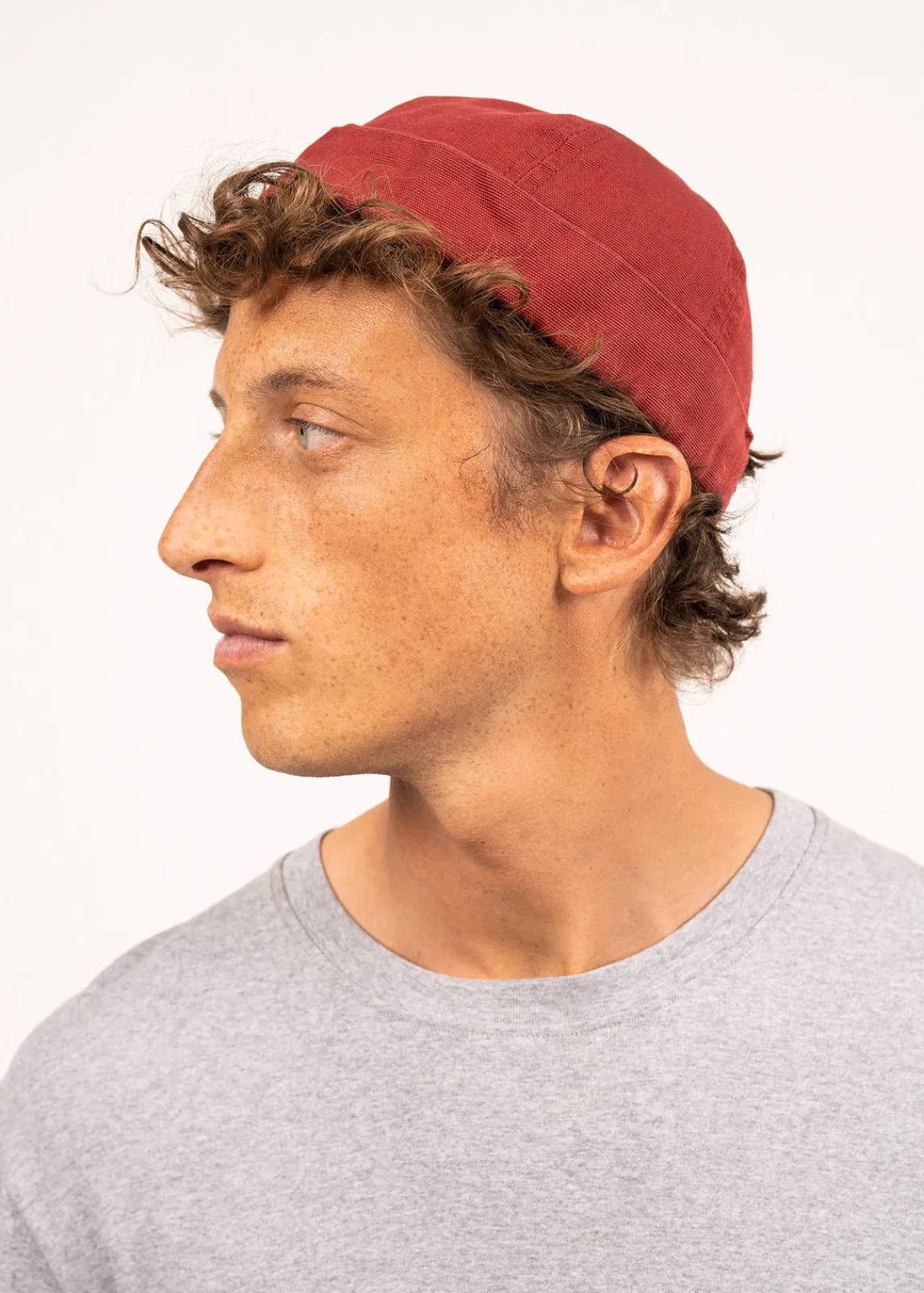 Saint James Accessories*Miki deck hat Brique
