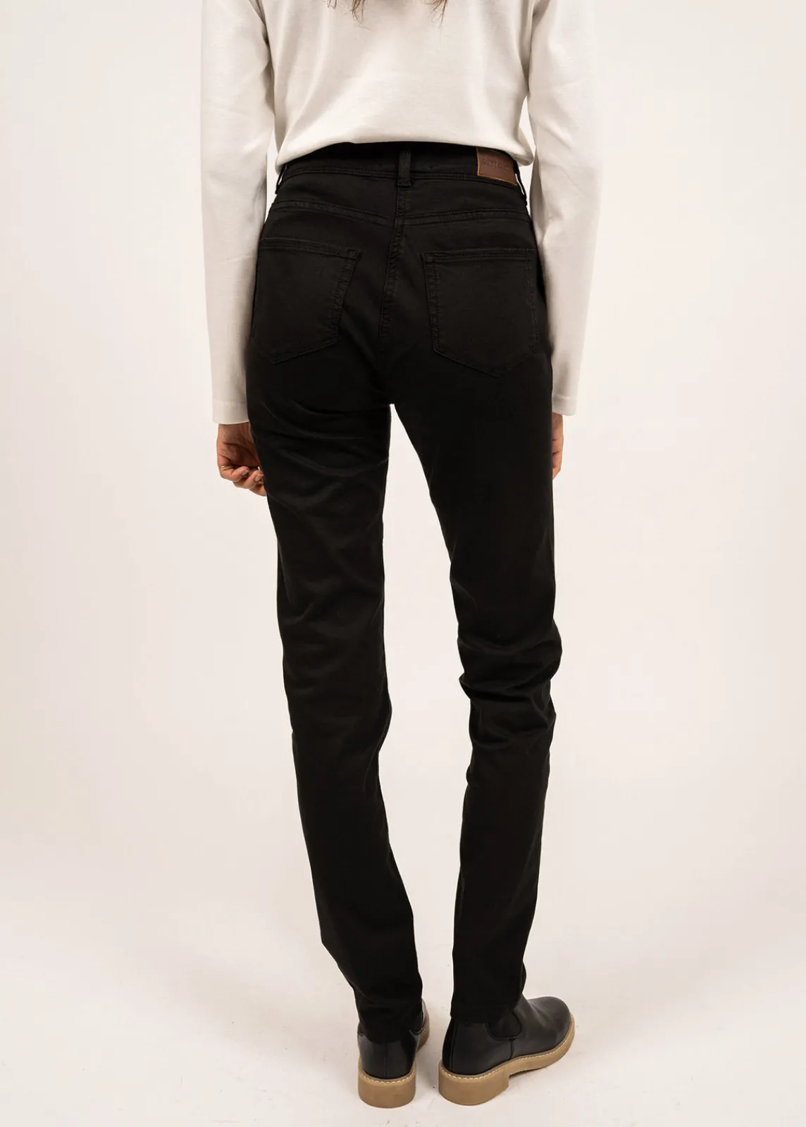 Saint James Trousers & Shorts*Mimosa high waist pants Noir
