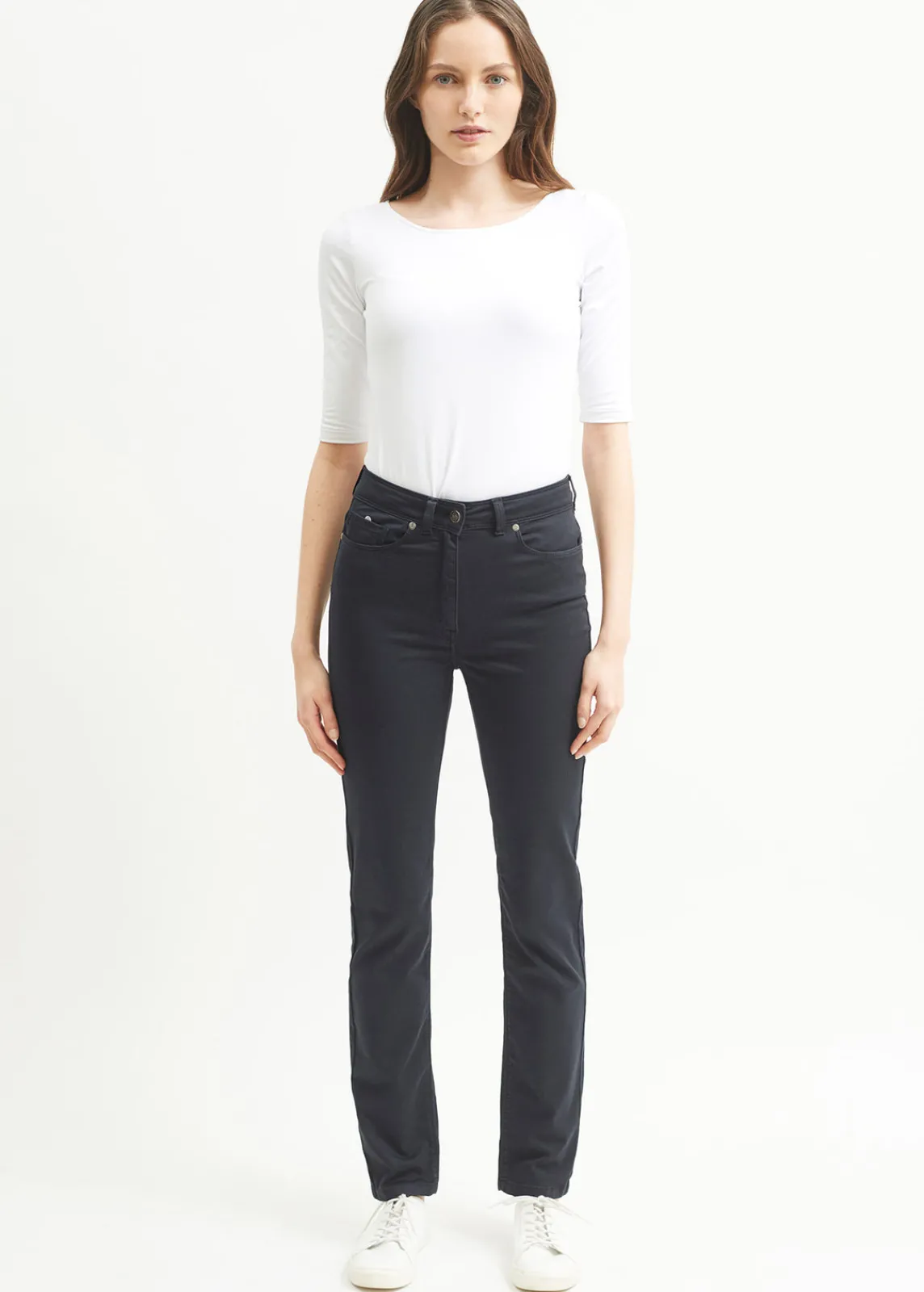Saint James Trousers & Shorts*Mimosa high waist pants Navy