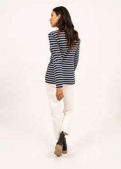Saint James Sailor Striped Shirts*Minquidame striped sailor shirt Marine/ecru