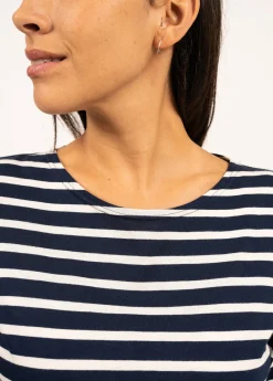Saint James Sailor Striped Shirts*Minquidame striped sailor shirt Marine/ecru
