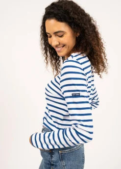 Saint James Sailor Striped Shirts*Minquidame striped sailor shirt Neige/gitane