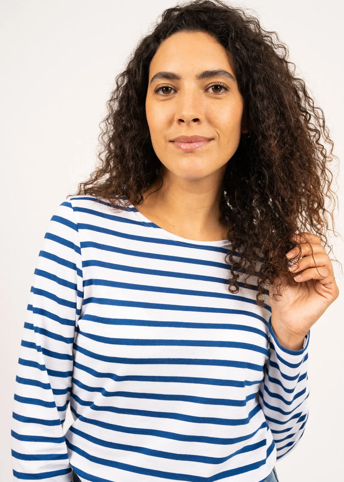 Saint James Sailor Striped Shirts*Minquidame striped sailor shirt Neige/gitane