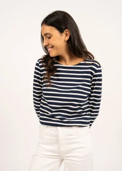 Saint James Accessories*Minquidame striped sailor shirt Marine/ecru