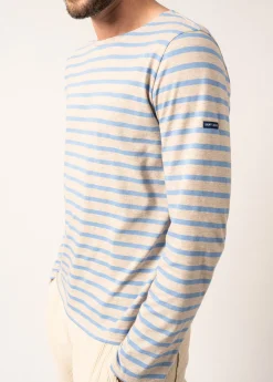Saint James Sailor Striped Shirts|Sailor Striped Shirts*Minquiers unisex striped sailor shirt Naturel/oxygene