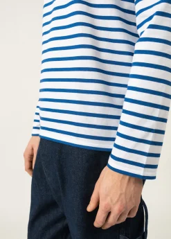 Saint James Sailor Striped Shirts*Minquiers unisex striped sailor shirt Neige/gitane