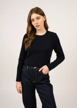 Saint James Jumpers, Cardigans, Jackets*Molène fine jumper Navy