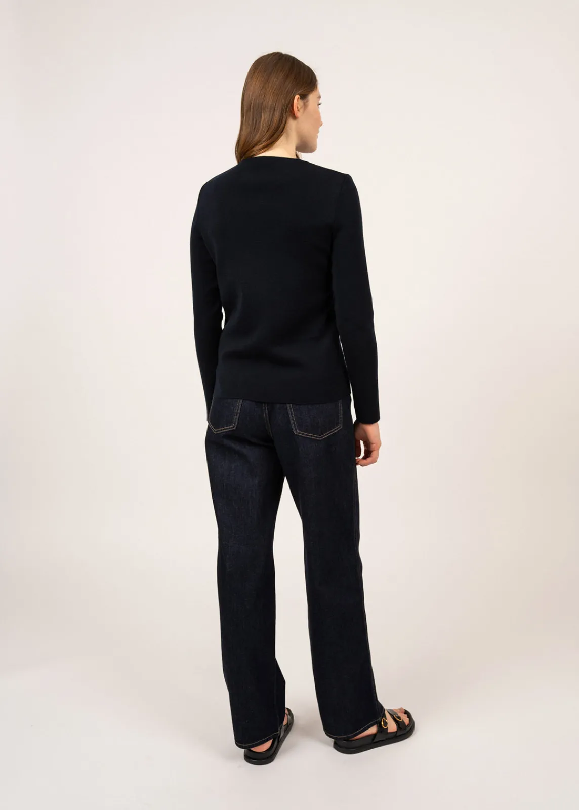 Saint James Jumpers, Cardigans, Jackets*Molène fine jumper Navy