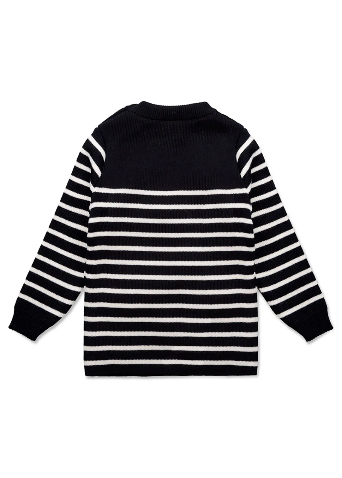 Saint James Sailor Jumpers*Moussaillon striped sailor jumper for babies Navy/ecume