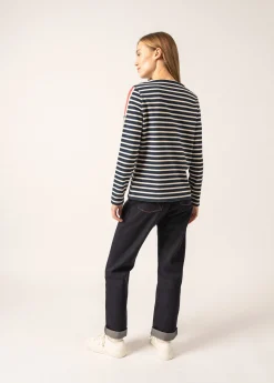 Saint James Sailor Striped Shirts*Méridame Classic Breton Shirt Marine/ecru/doly