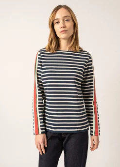 Saint James Sailor Striped Shirts*Méridame Classic Breton Shirt Marine/ecru/doly