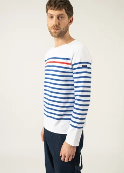 Saint James Sailor Striped Shirts*Naval authentic striped sailor shirt Neige/gitane/tulipe