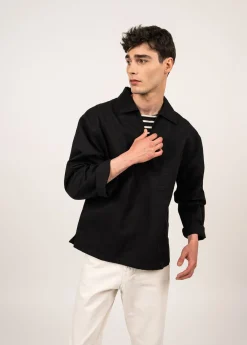 Saint James Shell Jackets & Raincoats*Nemo authentic sailor smock Noir