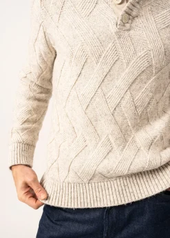 Saint James Jumpers & Cardigans*Neuchatel Structured Knit Jumper Grisclairchine