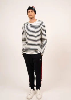 Saint James Sailor Striped Shirts|Sailor Striped Shirts*Normands cotton sailor striped shirt Ecru/marine