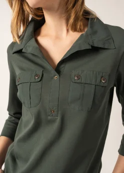 Saint James Tops & Polos*Oléron polo shirt Vegetal