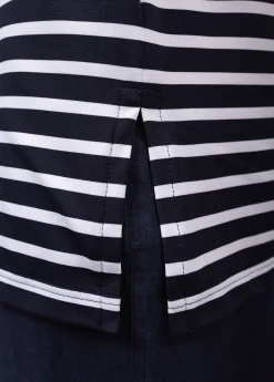 Saint James Sailor Striped Shirts*Phare boat neck striped sailor shirt Navy/neige